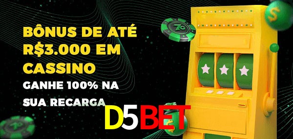 D5Bet melhor bônus de depósito